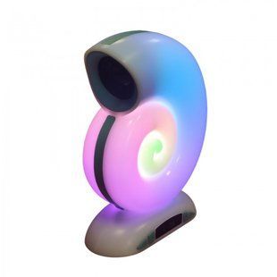 Настільна лампа з RGB-підсвіткою і Bluetooth-колонкою з годинником L39 mini 52320 фото