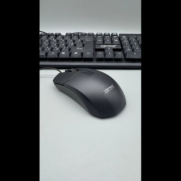 Дротова клавіатура + мишка XSTRIKE X-1012 USB OFFICE 53355 фото