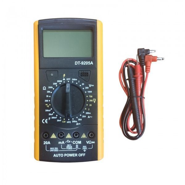 Цифровий професійний мультиметр DT-9205A-1 тестер вольтметр 52933 фото