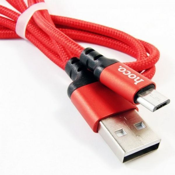 Кабель USB - Micro USB HOCO X14 Times speed 1.7A Красный 49409 фото