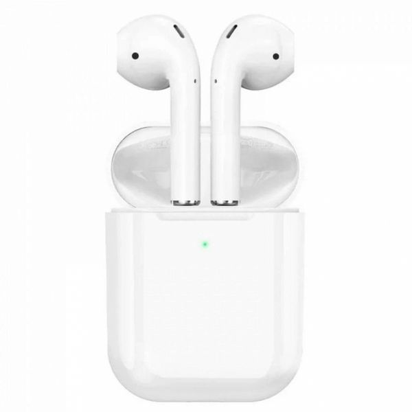 Беспроводные Bluetooth наушники BOROFONE BW25 в кейсе с сенсорным управлением Белые 51857 фото