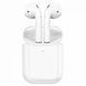 Беспроводные Bluetooth наушники BOROFONE BW25 в кейсе с сенсорным управлением Белые 51857 фото 2