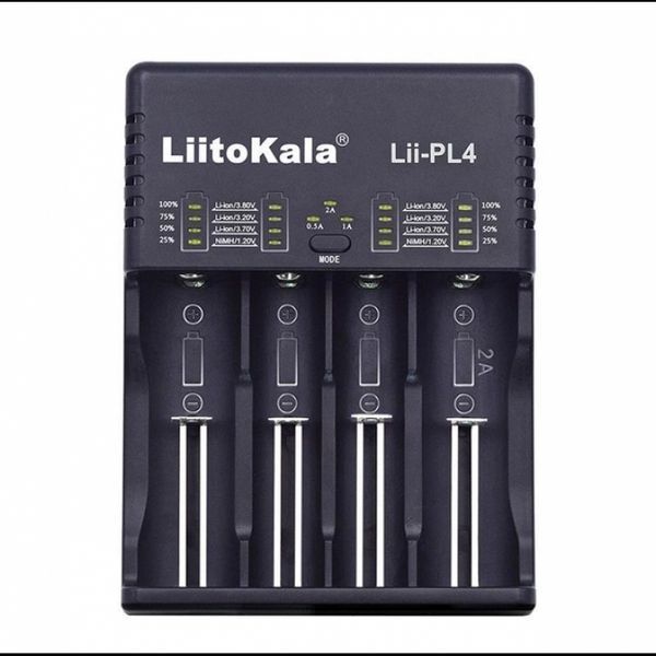 Зарядний пристрій LiitoKala Lii-PL4 для 4x акумуляторів АА/ААА/18650/26650/21700 51213 фото