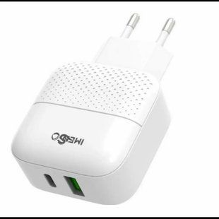 Зарядний пристрій 30 W USB + Type-C IMS-C3004 блок живлення Білий 53176 фото