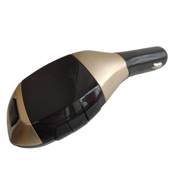 Автомобільний FM трансмітер модулятор H20 Bluetooth MP3 Золотий 51387 фото