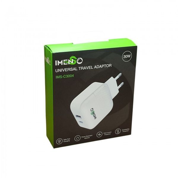 Зарядний пристрій 30 W USB + Type-C IMS-C3004 блок живлення Білий 53176 фото