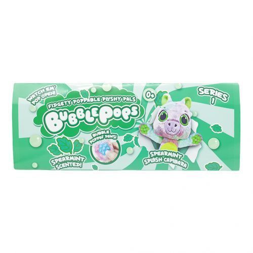 М&rsquo;яка іграшка з ароматом "Bubble Pops. Мʼятна капібара" (34 см) 253606 фото