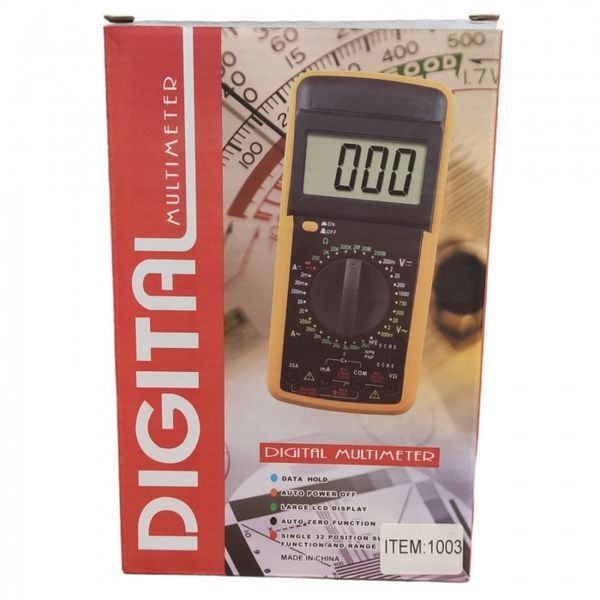 Цифровой Профессиональный мультиметр DT-9205A тестер вольтметр 44408 фото