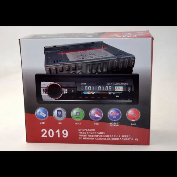 Автомагнітола 2019 MP3+FM+USB+SD+AUX 4x50W 1Din магнітолу з пультом 50153 фото