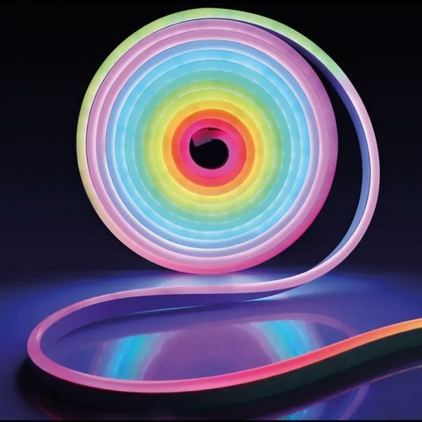 Гнучка неонова стрічка RGB (3 м) з Bluetooth і пультом від USB працює через програму LotusLamp X 53322 фото