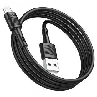 Кабель для заряджання телефонів USB &mdash; Micro USB HOCO X83 Victory 2.4A Чорний 49856 фото