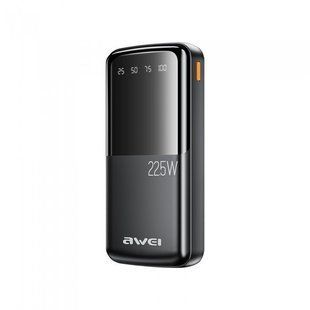 Зовнішній акумулятор Power bank AWEI P13K 20000 mAh PD22,5W + швидке заряджання батарея заряджання Чорний 53532 фото