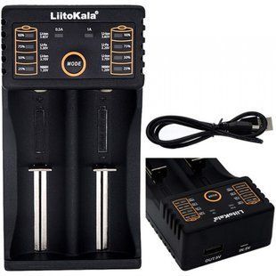 Зарядний пристрій LiitoKala Lii-202 для 2X акумуляторів 10440/14500/16340/17355/17500/17670/18350/18490/18650/22650 51207 фото