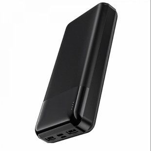 Зовнішній акумулятор Power bank HOCO J72A 20000mAh Повербанк для телефона / Павербанк Чорний 53433 фото
