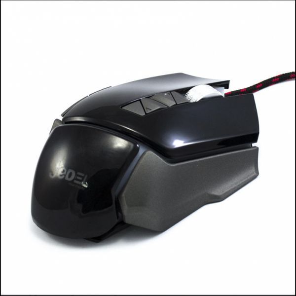 Игровая компьютерная проводная мышка USB Jedel GM770 с подсветкой Чёрный 47571 фото