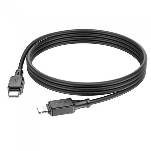 Кабель для телефона зі швидким заряджанням Type-C to Lightning Apple iPhone HOCO X101 100 см 27W Чорний 51995 фото