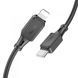 Кабель для телефона зі швидким заряджанням Type-C to Lightning Apple iPhone HOCO X101 100 см 27W Чорний 51995 фото 2
