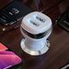 Автомобільний зарядний пристрій HOCO Z40 2 USB 2.4A Білий 52922 фото 2